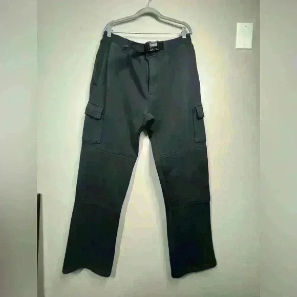 Duluth Trading Co Men’s Utility Cargo Rugged Sweatpants 38 Outdoor Workwear Belt - Picture 1 of 13